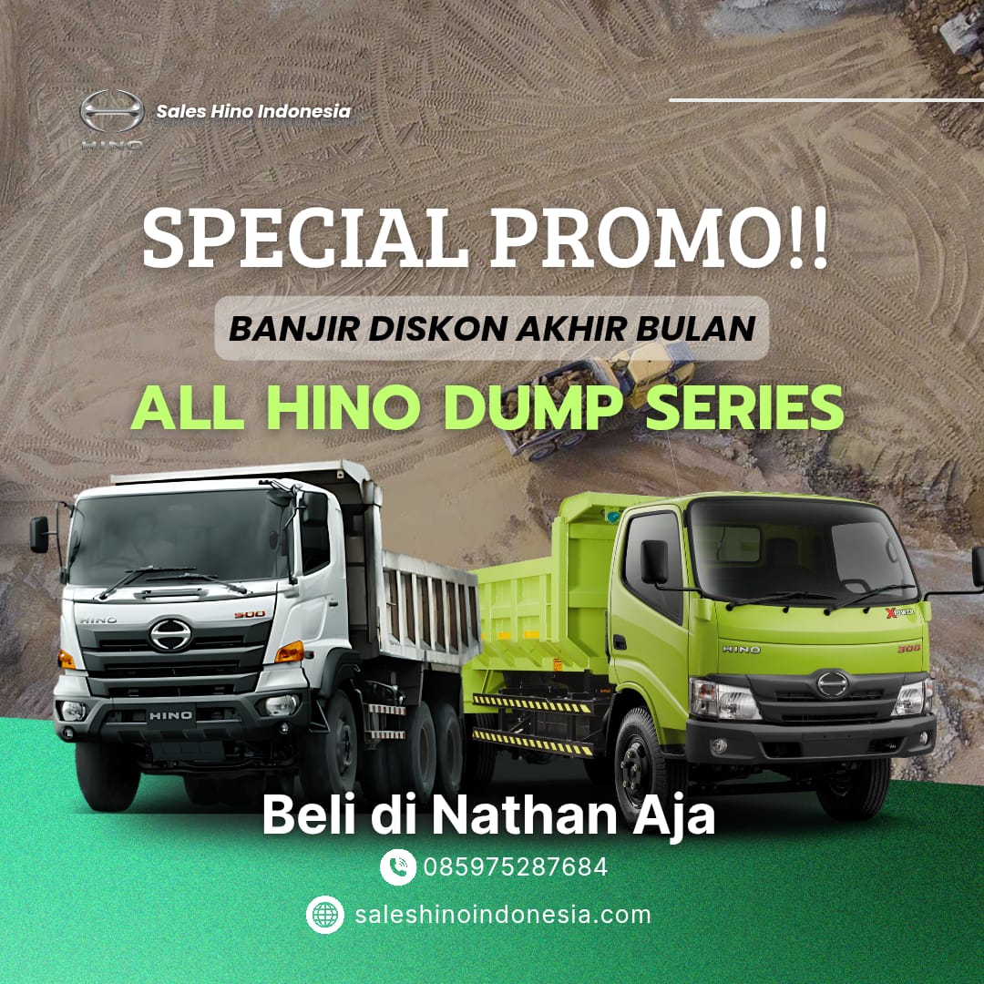 Promo Hino Dump Series
